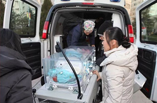 绥德县妇婴监护型护送